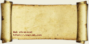 Isak Veljović vizit kartica